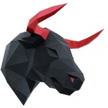 3D-конструктор "Бык Алёша" (чёрный)