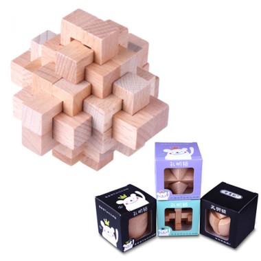 Деревянная головоломка Wood Box Альфа