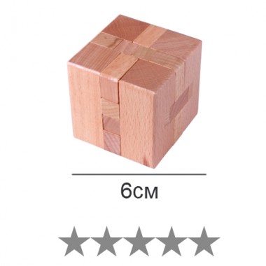 Деревянная головоломка Wood Box Куб