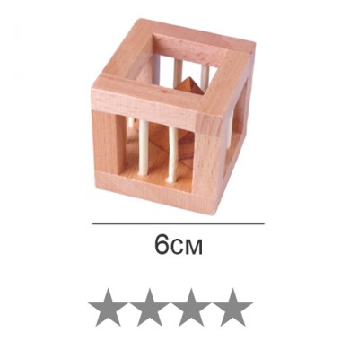 Деревянная головоломка Wood Box Клетка
