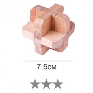 Деревянная головоломка Wood Box Квадрат