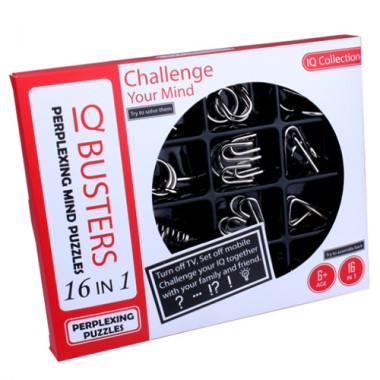 Набор металлических головоломок IQ Boosters 16