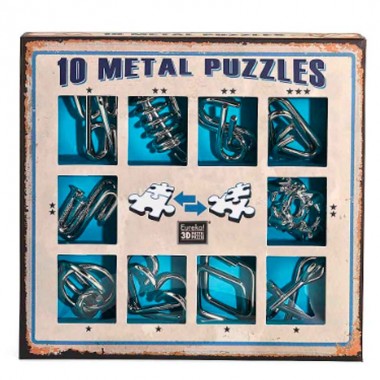 Набор металлических головоломок 10 metal Puzzles