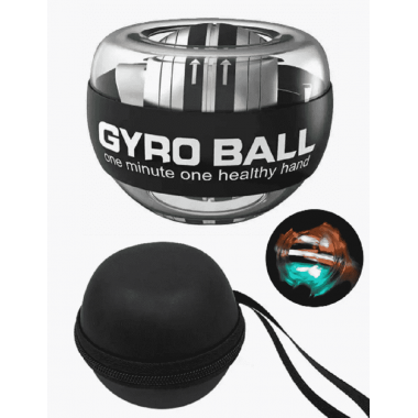 Кистевой тренажёр Gyro Ball светящийся