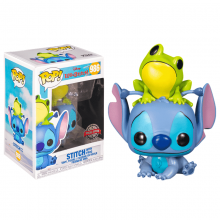 Фигурка POP Лило и Стич Стич с лягушкой арт. 986
