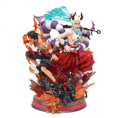 Коллекционная фигурка One Piece Эйс и Ямато 29 см (0261)