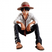 Коллекционная фигурка One Piece Луффи сидит 10 см (0123)