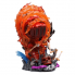 Коллекционная Фигурка One Piece Огонь Кармы Луффи 20 см (0553) с подсветкой