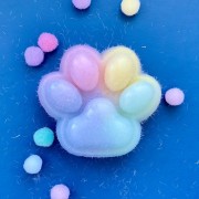 Сквиш Лапка цветная 7 см