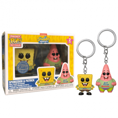Брелок Pocket POP Спанч Боб и Патрик