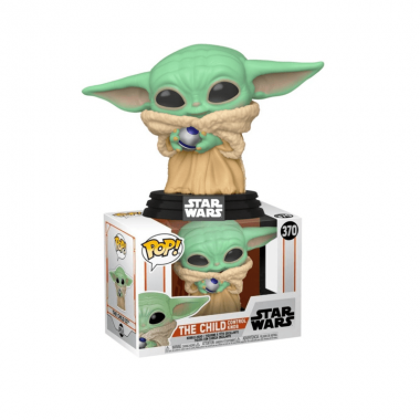 Фигурка Funko POP Звёздные Воины Малыш Йода с кнопкой арт.370