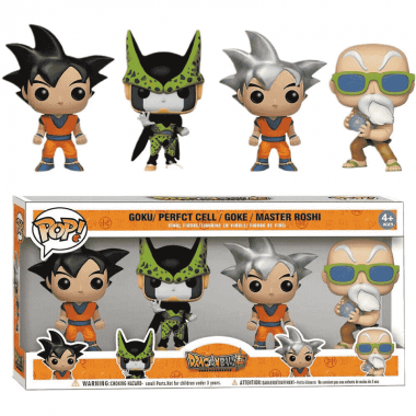 Набор Фигурок Pop 4 штуки Dragon Ball (Драконий Жемчуг)