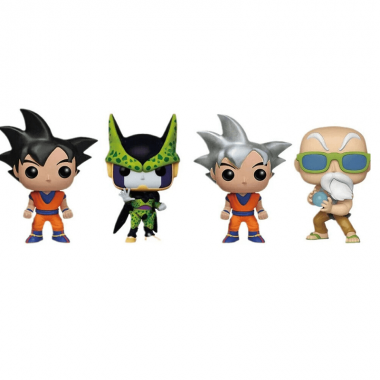 Набор Фигурок Pop 4 штуки Dragon Ball (Драконий Жемчуг)
