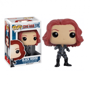 Фигурка Funko POP Первый Мститель Чёрная Вдова арт. 132