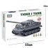 Конструктор Gudi German King Tiger Tank 6104