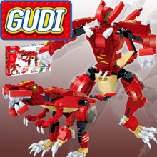 Конструктор Gudi Transformer Dinosaur 8728