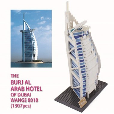 Конструктор Wange The Burj Al Arab Hotel Of Dubai 8018
