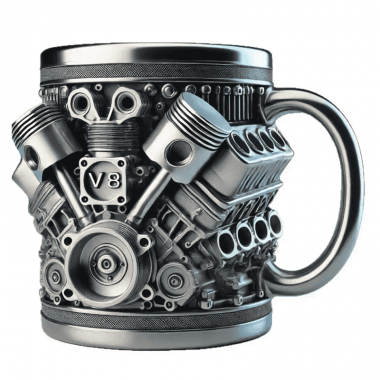 Кружка Двигатель V8