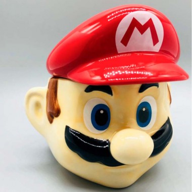 Кружка Марио с крышкой Керамика