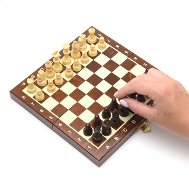 Шахматы магнитные деревянные, малые, арт. 140M