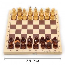 Шахматы обиходные лакированные Ш-1 арт.309