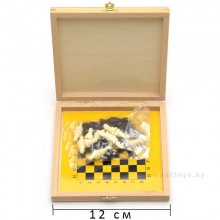 Шахматы ручной работы арт.140MD магнитные дорожные