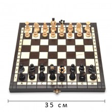 Шахматы-шашки ручной работы арт.165А