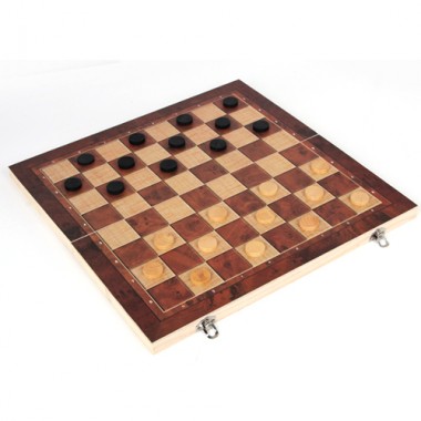 Шахматы деревянные 3в1 арт.W7721B