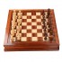 Шахматы-Ларец магнитные из красного дерева 32 см
