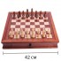Шахматы-ларец магнитные из красного дерева 42 см