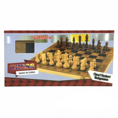 Шахматы деревянные 3в1 (S4825)