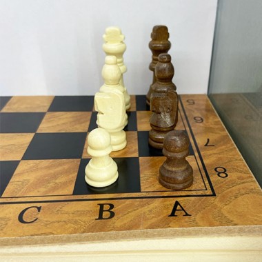 Шахматы деревянные 3в1 (S4020)