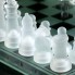 Шахматы прозрачные Стеклянная доска 35 см