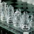 Шахматы прозрачные Стеклянная доска 35 см