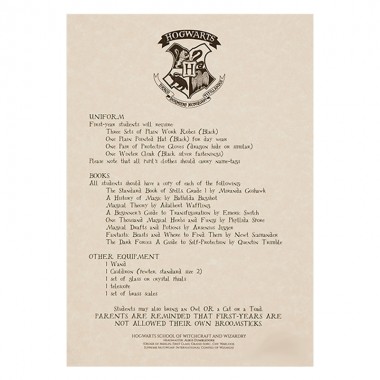 Набор Письмо из Хогвартса и значок факультета Гарри Поттер