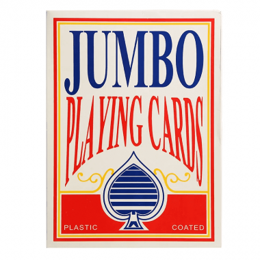 Игральные Карты Пластик Jumbo 125х90 мм