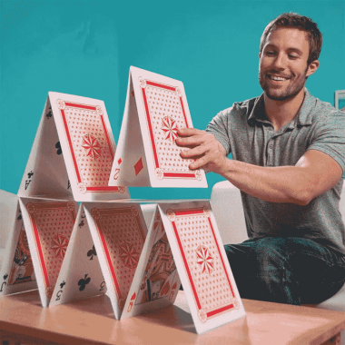 Игральные Карты Пластик Jumbo 240х170 мм