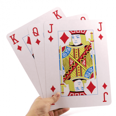 Игральные Карты Пластик Jumbo 240х170 мм